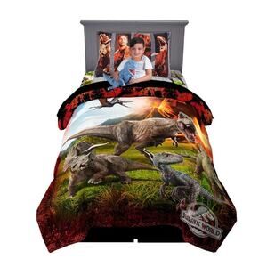 Jurassic World Kids' Bed in a Bag includes sheets pillow case and comforter
